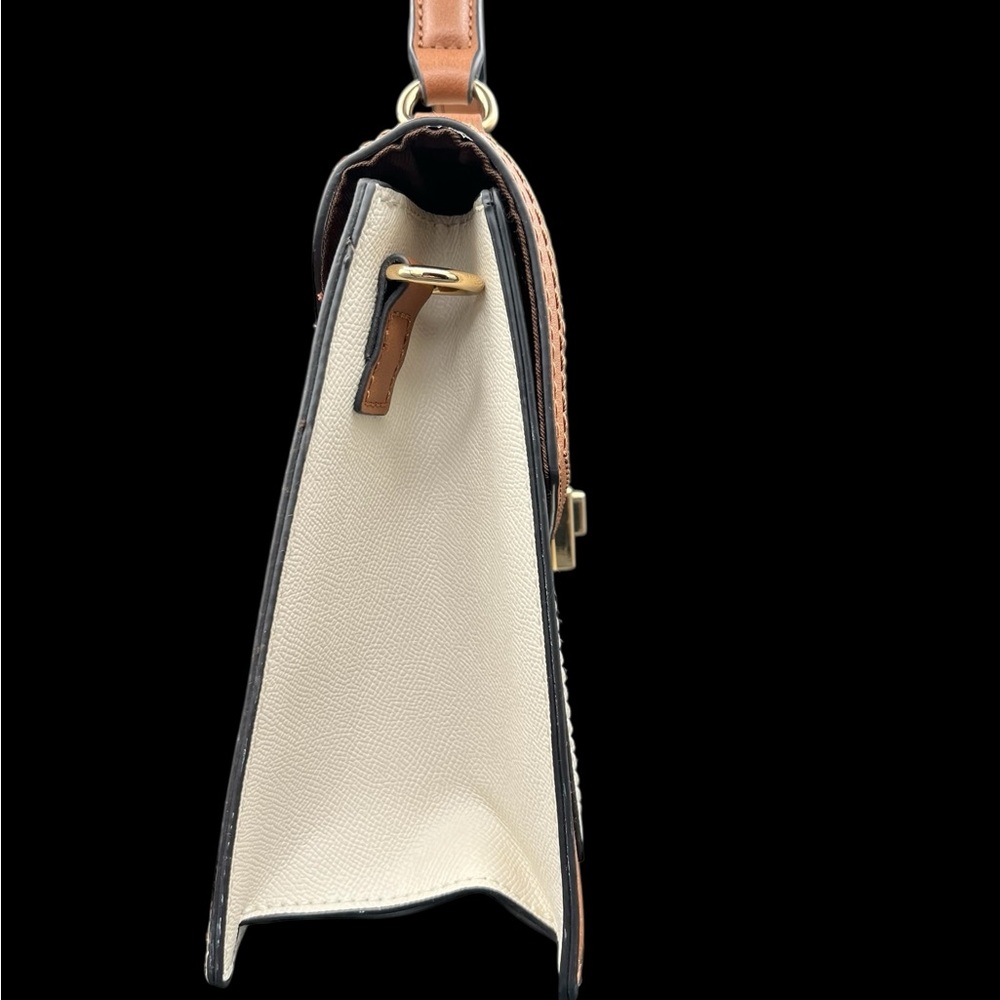 ALDO White & Brown Handbag - Picture 3 of 8